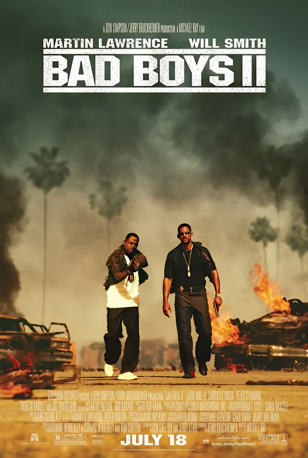 1-Disc Bad Boys II (2003) 1080P for Gift Movie All RegionPlay Seal Box Blu-ray