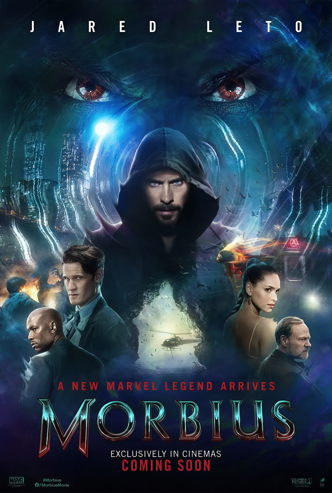 1-Disc Morbius (2022) 1080P for Gift Movie All RegionPlay Seal Box Blu-ray