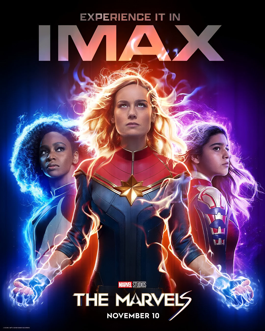 1-Disc The Marvels (2023) 1080P for Gift Movie All RegionPlay Seal Box Blu-ray