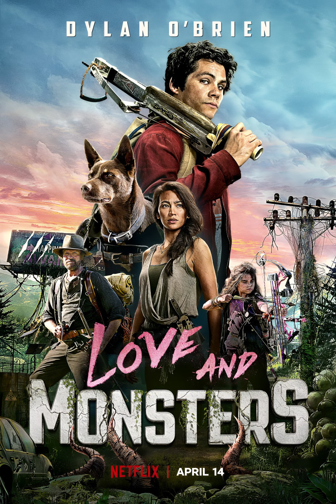 1-Disc Love and Monsters (2020) 1080P for Gift Movie All RegionPlay Seal Box Blu-ray