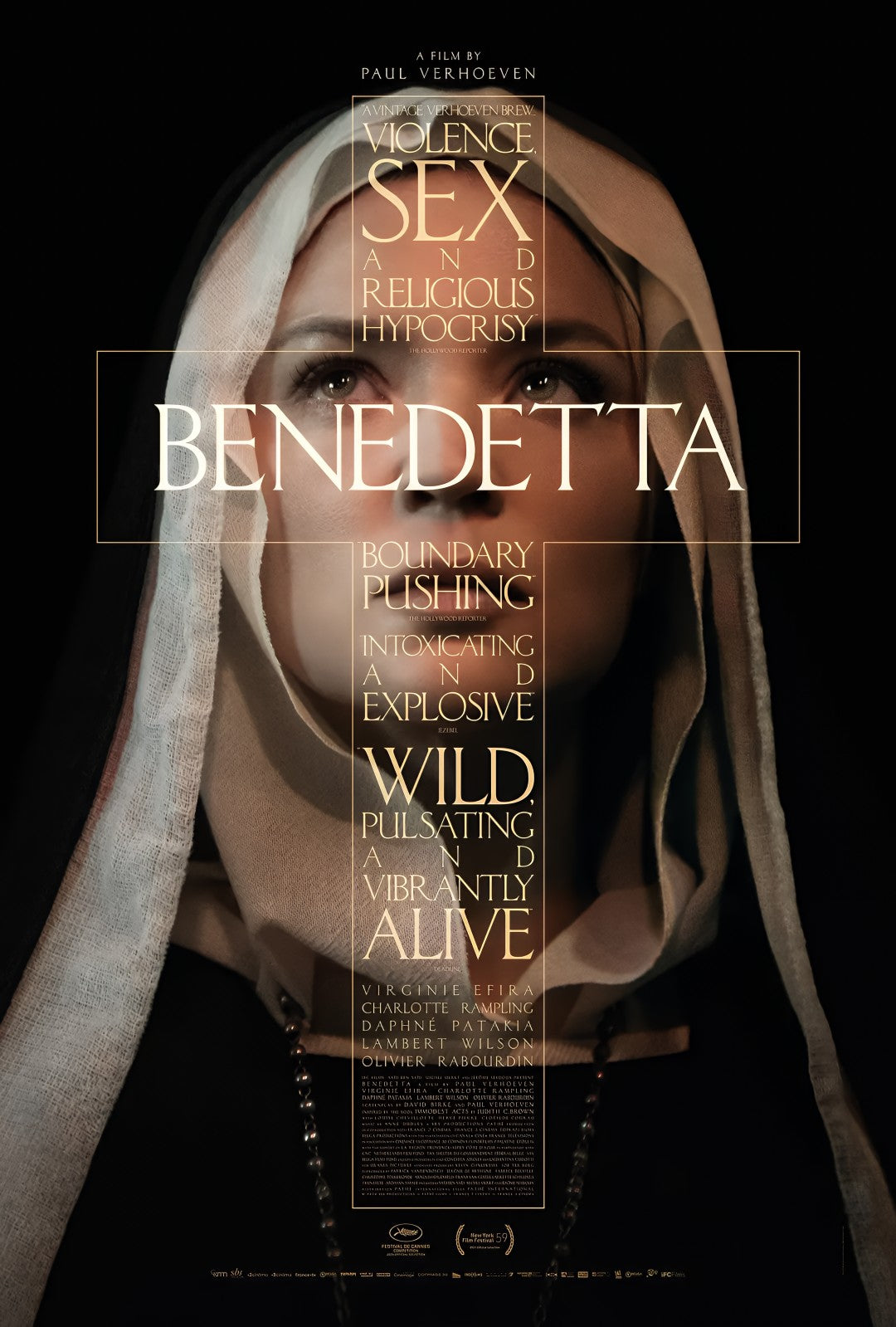 1-Disc Benedetta (2021) 1080P for Gift Movie All RegionPlay Seal Box Blu-ray
