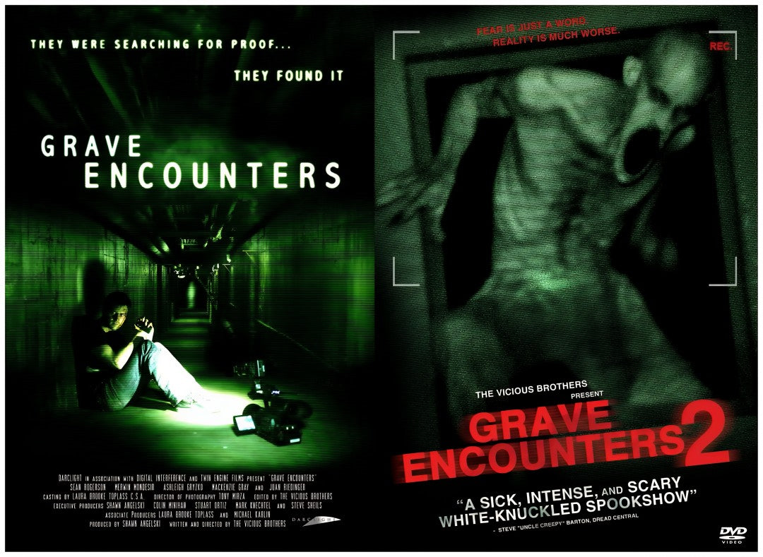 2-Disc Grave Encounters Season 1-2 1080P for Gift Movie All RegionPlay Seal Box Blu-ray