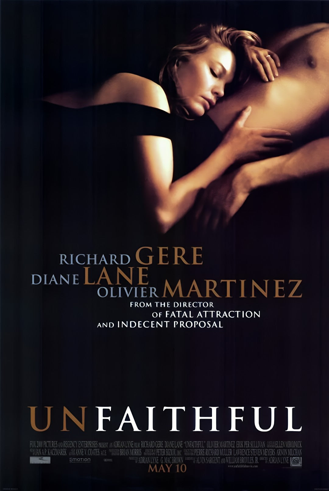 1-Disc Unfaithful (2002) 1080P for Gift Movie All RegionPlay Seal Box Blu-ray