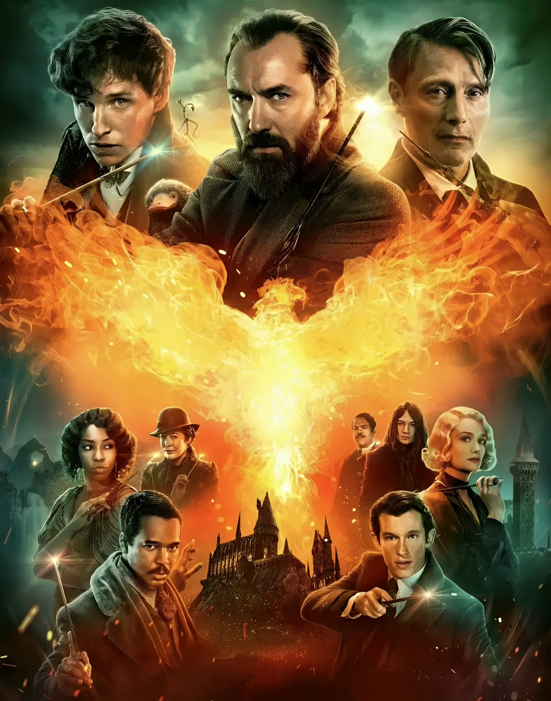 1-Disc Fantastic Beasts: The Secrets of Dumbledore (2022) 1080P for Gift Movie All RegionPlay Seal Box Blu-ray