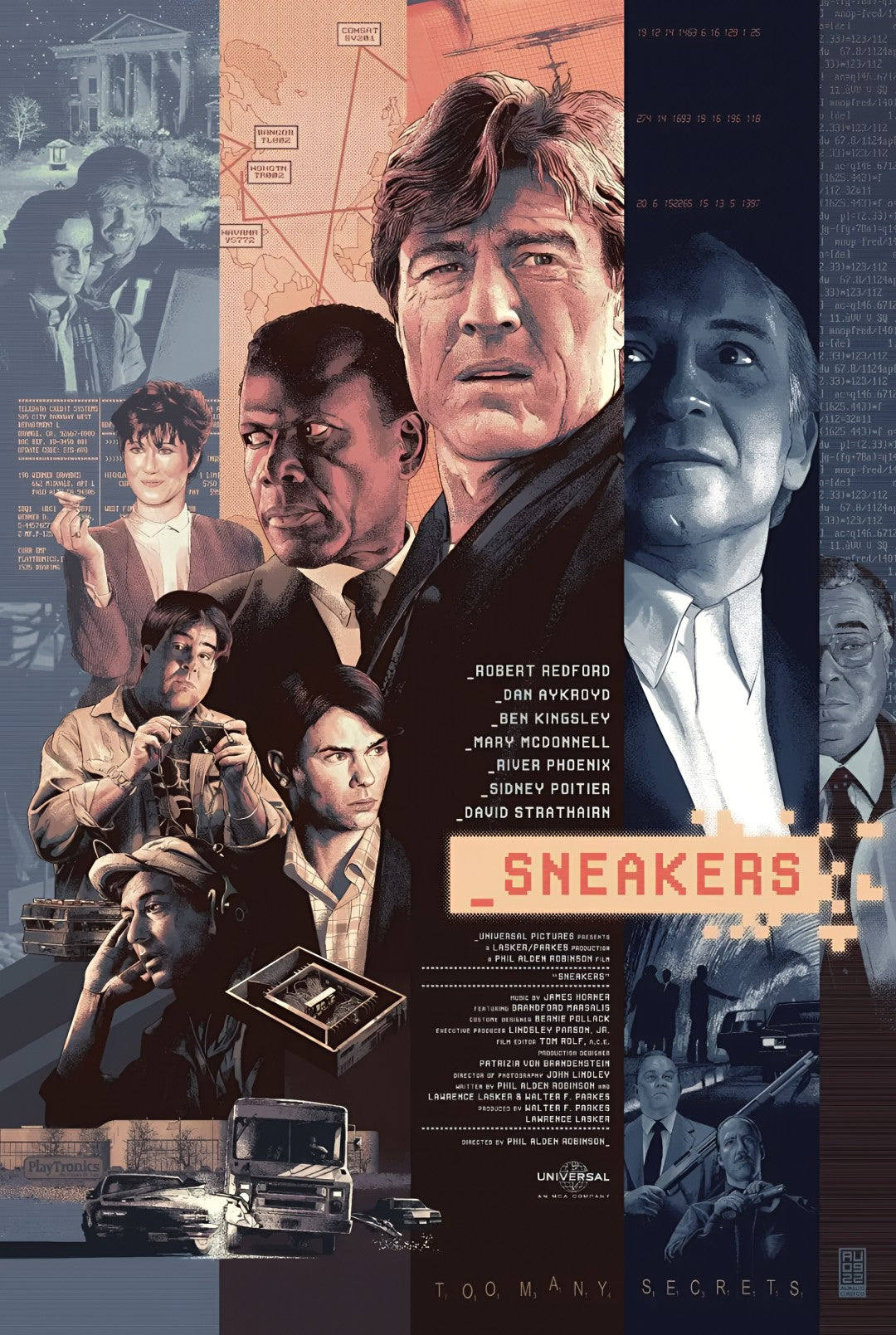 1-Disc Sneakers (1992) 1080P for Gift Movie All RegionPlay Seal Box Blu-ray