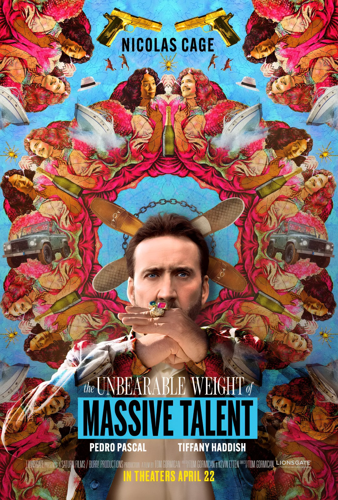 1-Disc The Unbearable Weight of Massive Talent (2022) 1080P for Gift Movie All RegionPlay Seal Box Blu-ray