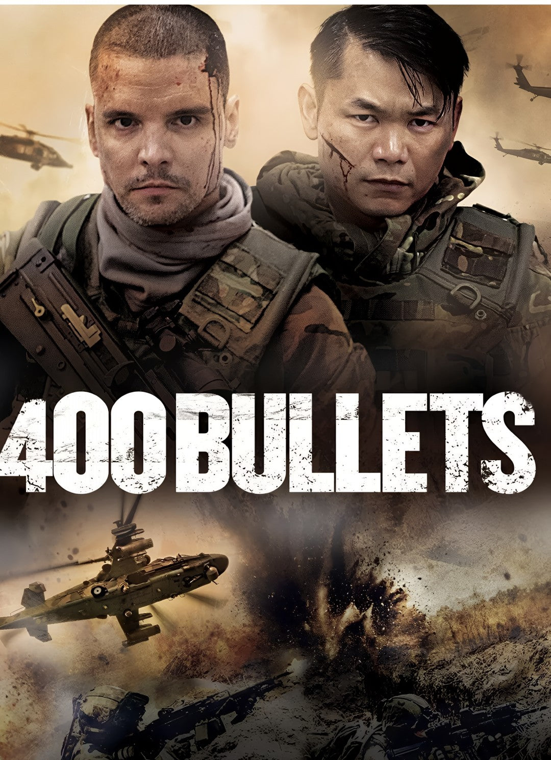 1-Disc 400 Bullets (2021） 1080P for Gift Movie All RegionPlay Seal Box Blu-ray