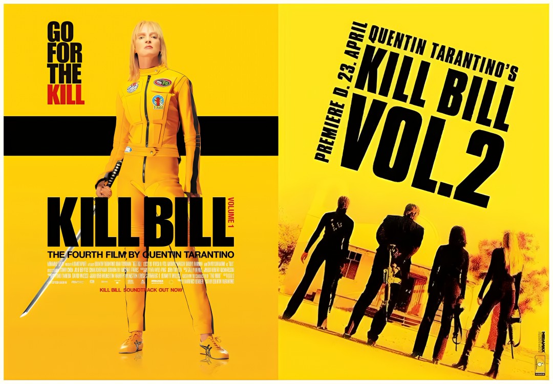 2-Disc Kill Bill Season 1-2 1080P for Gift Movie All RegionPlay Seal Box Blu-ray