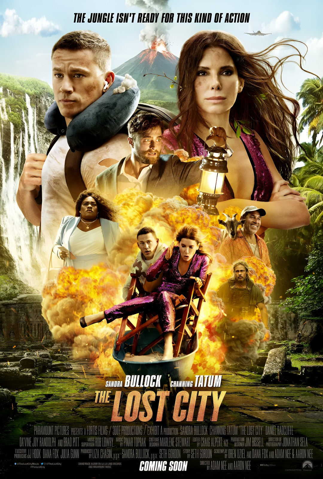 1-Disc The Lost City (2022) 1080P for Gift Movie All RegionPlay Seal Box Blu-ray