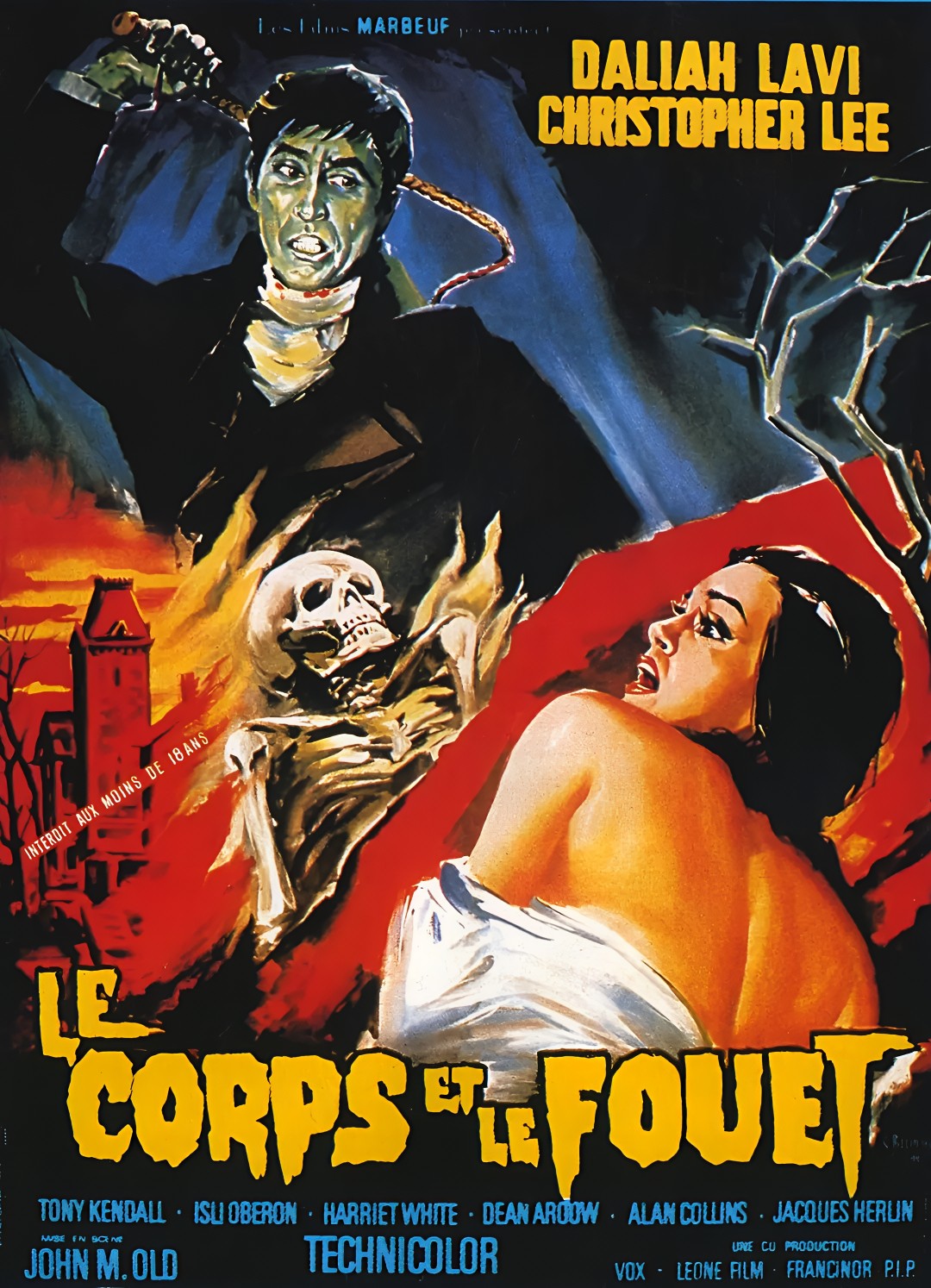 1-Disc La Frusta e il corpo (1963) 1080P for Gift Movie All RegionPlay Seal Box Blu-ray