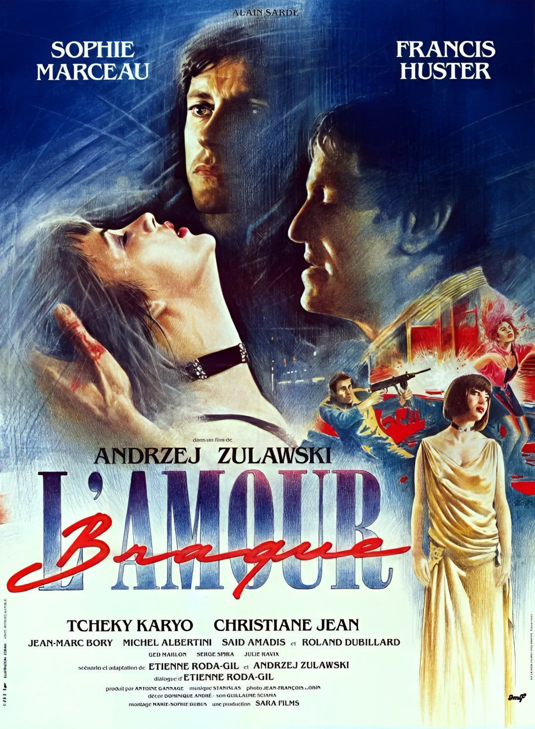 1-Disc L'amour braque (1985) 1080P for Gift Movie All RegionPlay Seal Box Blu-ray