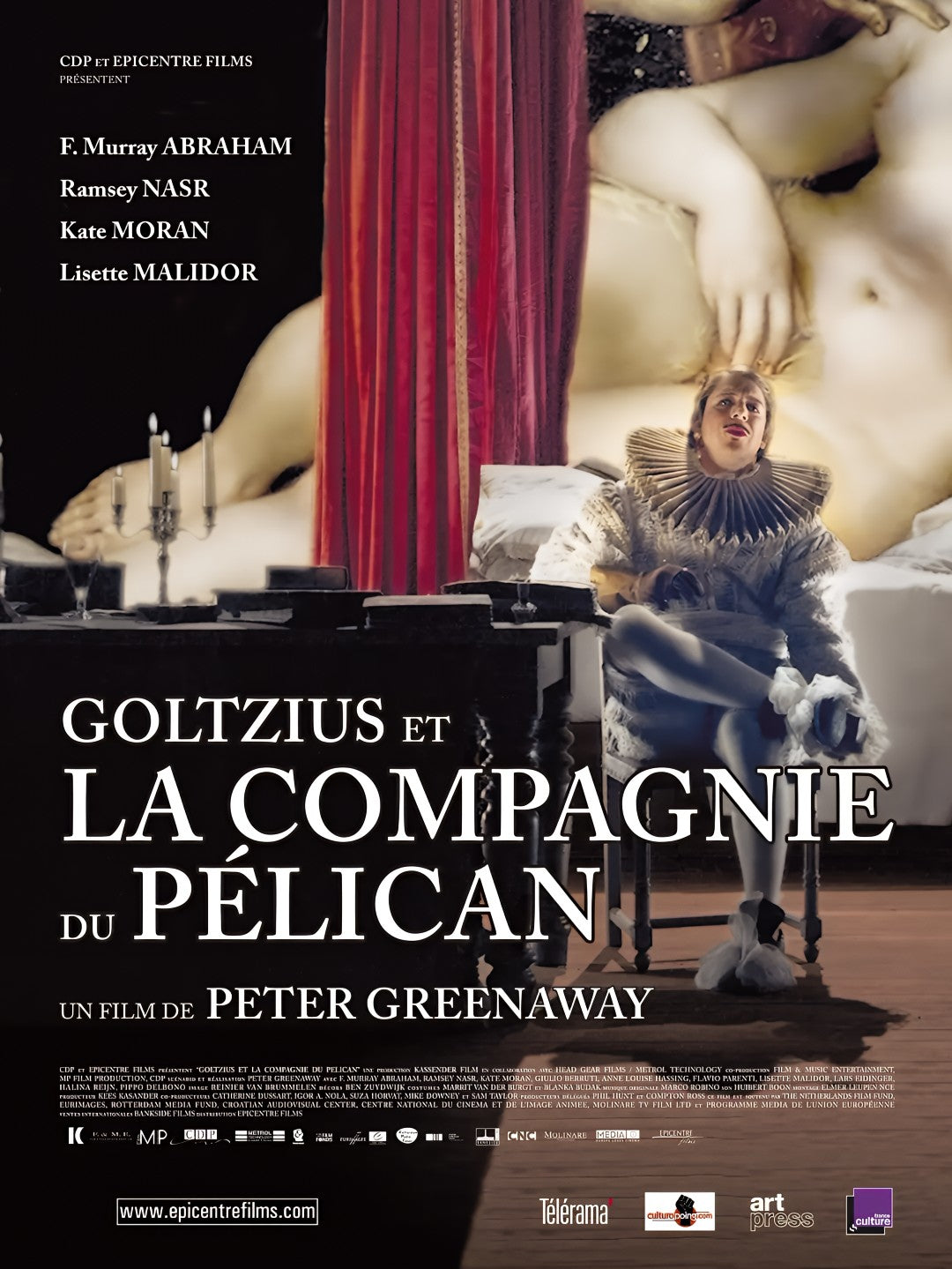 1-Disc Goltzius and the Pelican Company (2012) 1080P for Gift Movie All RegionPlay Seal Box Blu-ray