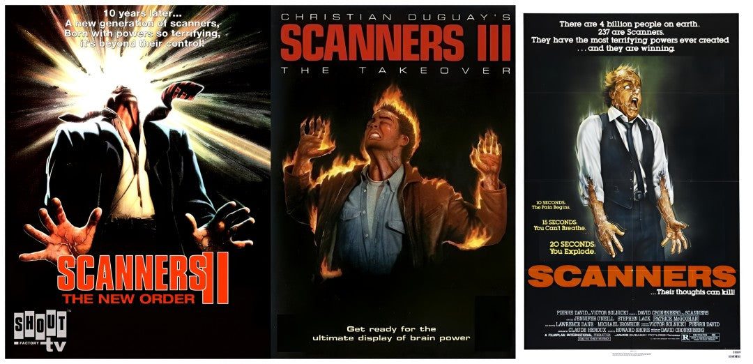3-Disc Scanners Season 1-3 1080P for Gift Movie All RegionPlay Seal Box Blu-ray