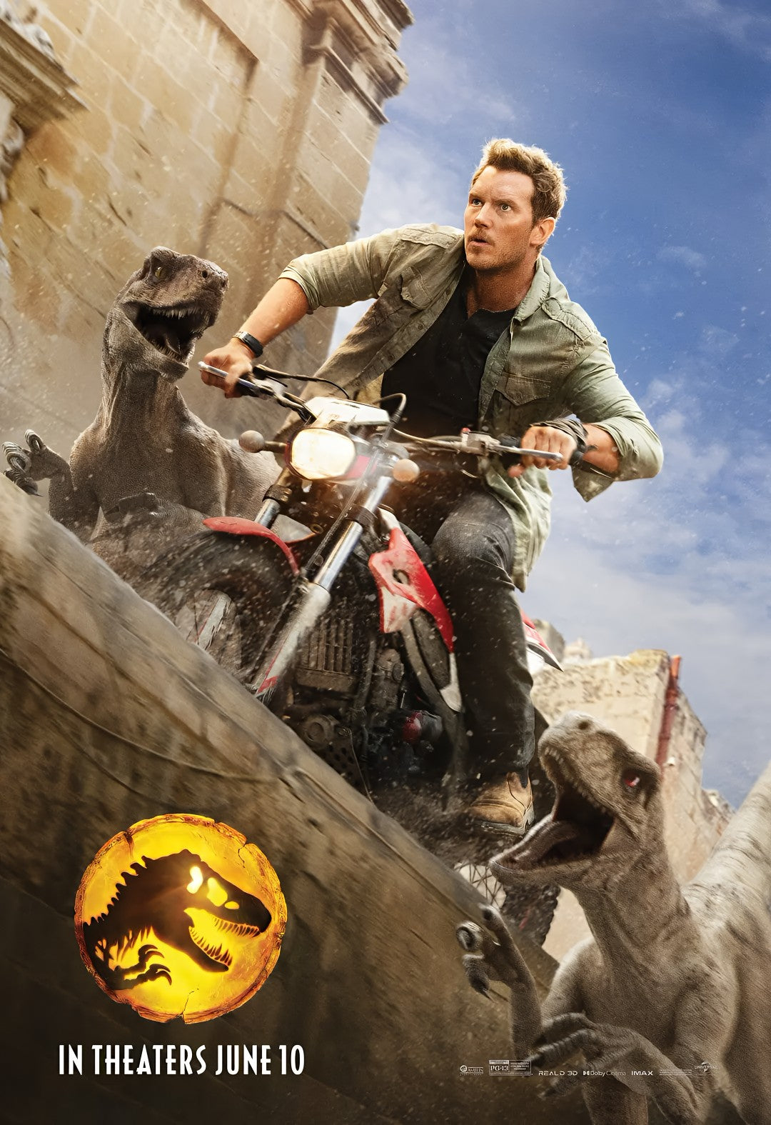 1-Disc Jurassic World: Dominion (2022) 1080P for Gift Movie All RegionPlay Seal Box Blu-ray