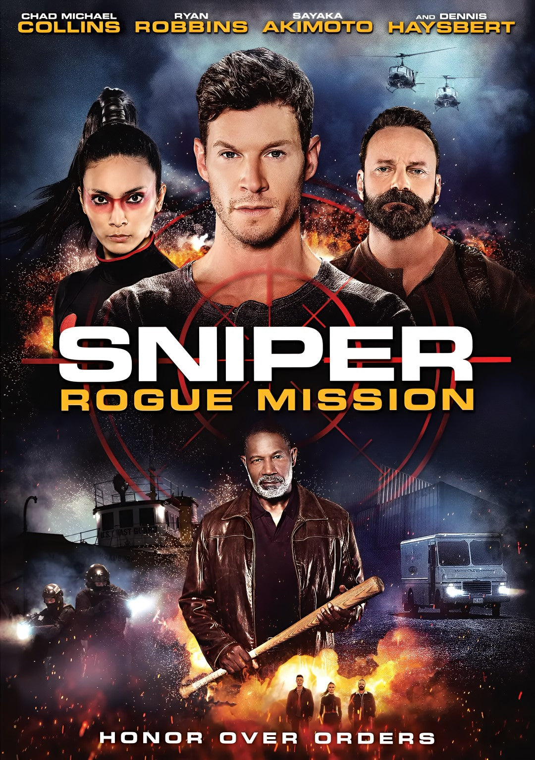 1-Disc Sniper: Rogue Mission (2022) 1080P for Gift Movie All RegionPlay Seal Box Blu-ray