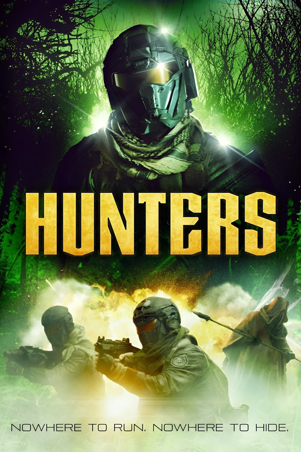 1-Disc Hunters (2021) 1080P for Gift Movie All RegionPlay Seal Box Blu-ray