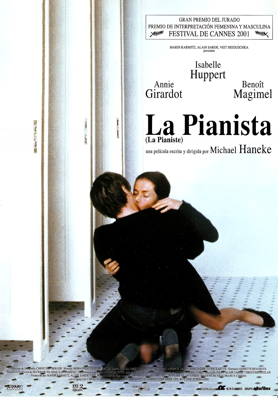 1-Disc La pianiste (2001) 1080P for Gift Movie All RegionPlay Seal Box Blu-ray