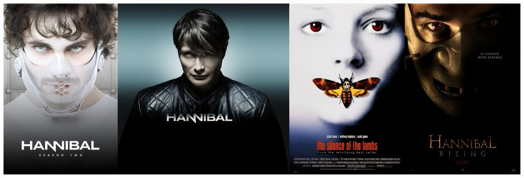 4-Disc Hannibal Season 1-4 1080P for Gift Movie All RegionPlay Seal Box Blu-ray