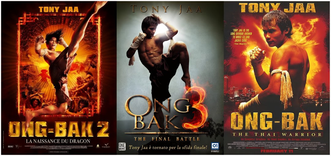 3-Disc Ong-bak Season 1-3 1080P for Gift Movie All RegionPlay Seal Box Blu-ray