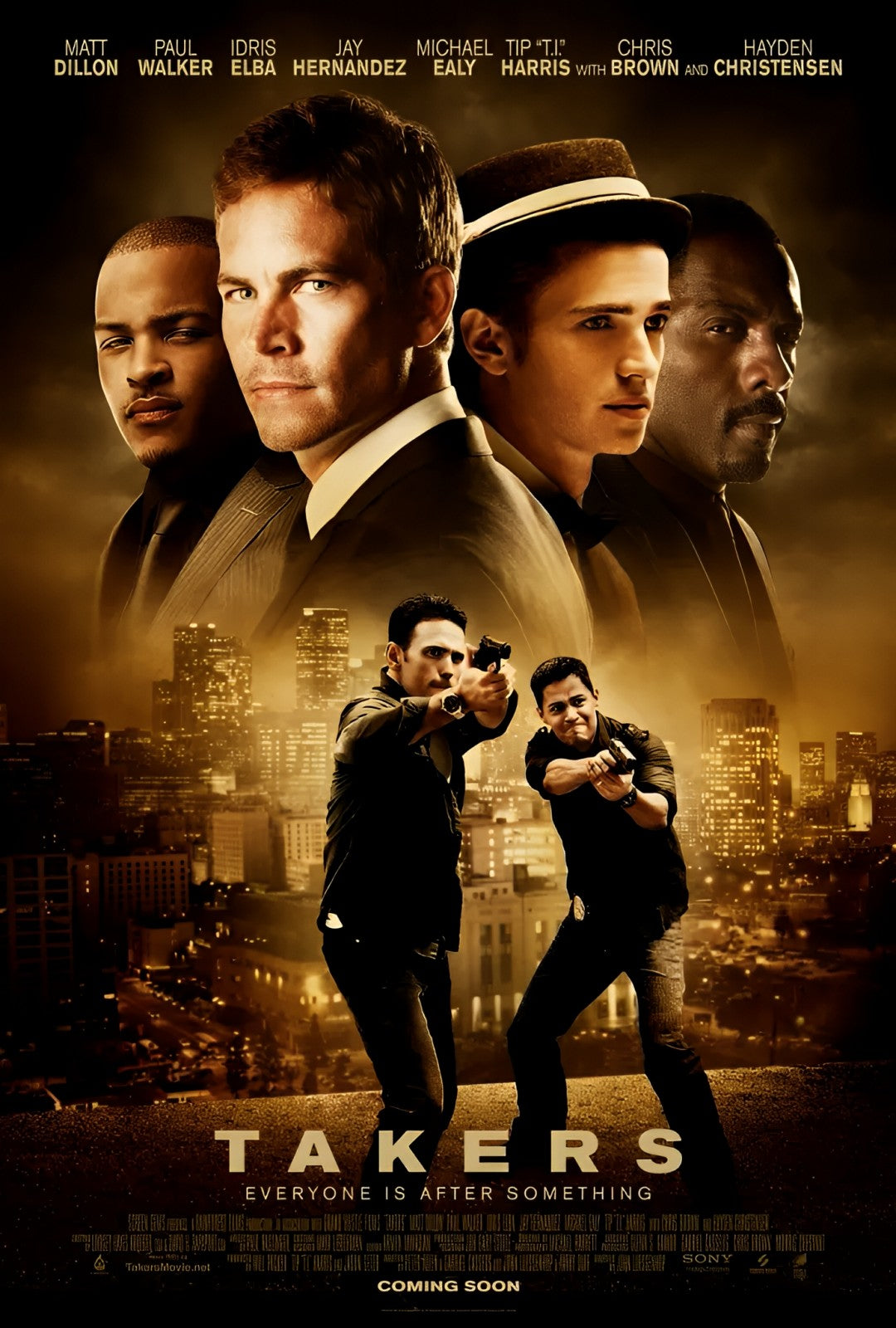1-Disc Takers (2010) 1080P for Gift Movie All RegionPlay Seal Box Blu-ray