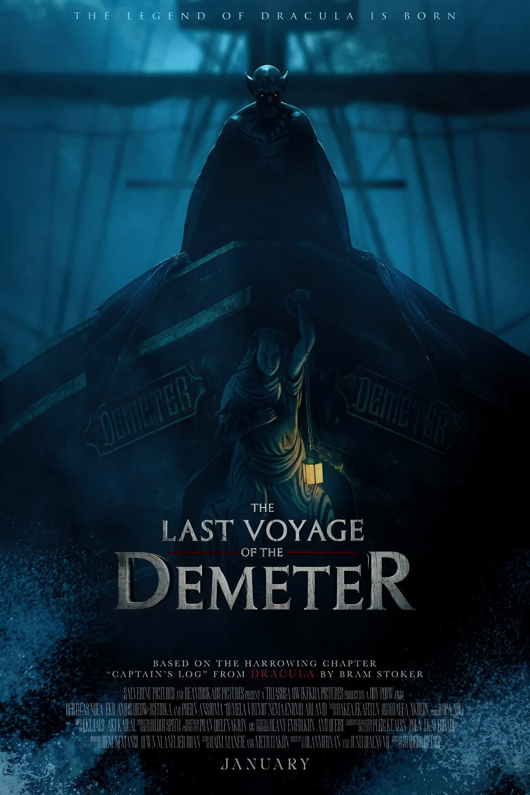 1-Disc The Last Voyage of Demeter (2023) 1080P for Gift Movie All RegionPlay Seal Box Blu-ray