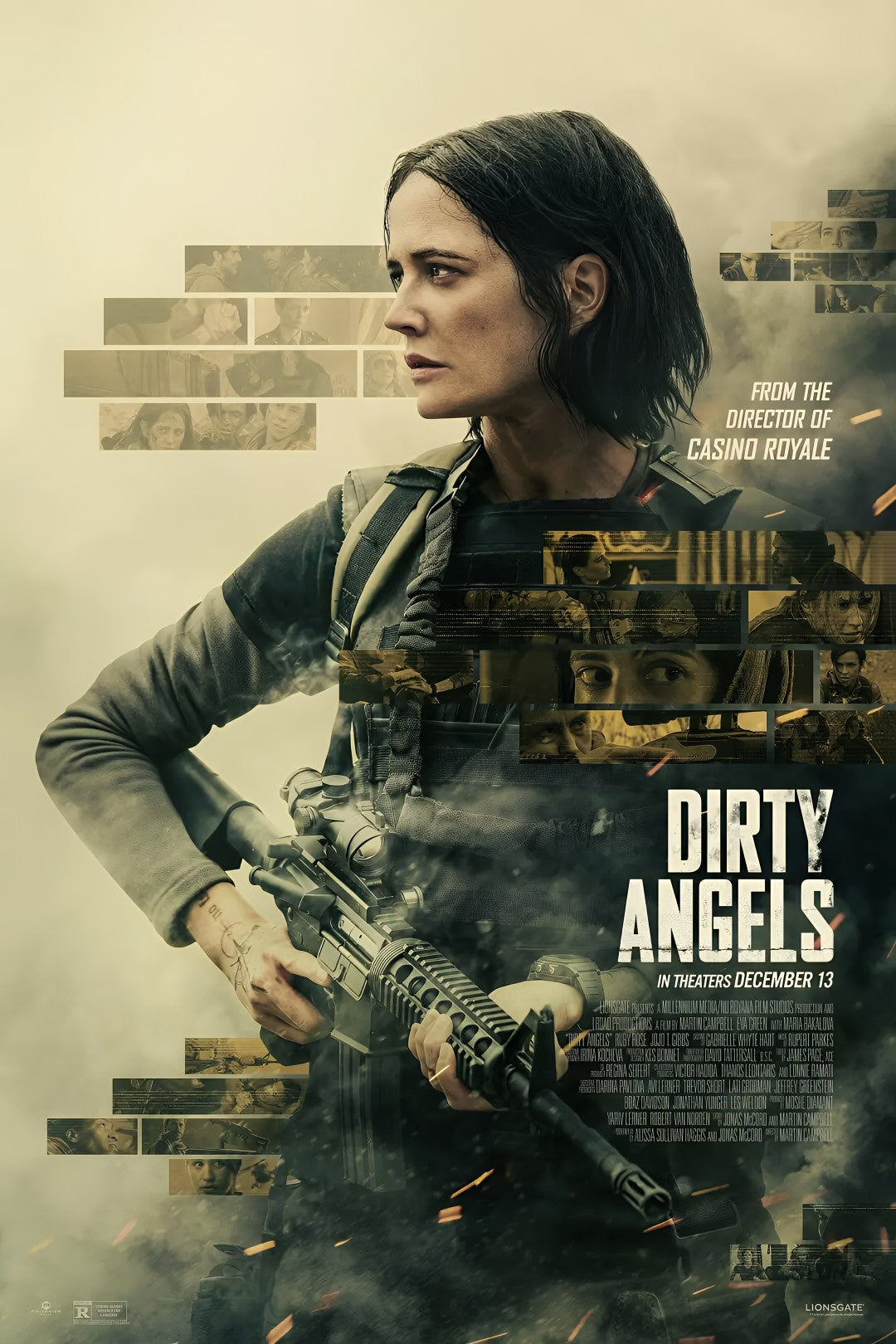 1-Disc Dirty Angels (2024) 1080P for Gift Movie All RegionPlay Seal Box Blu-ray