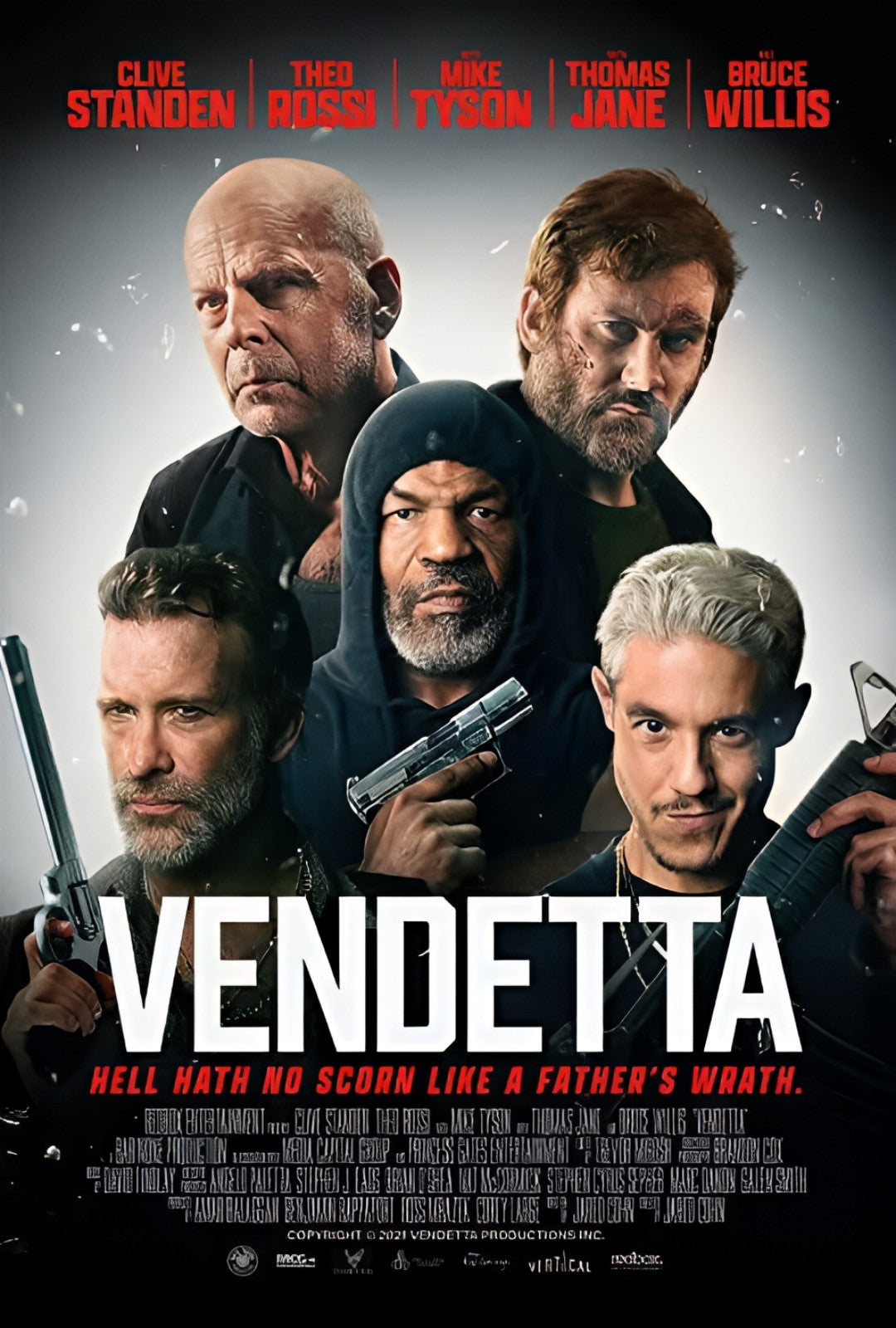 1-Disc Vendetta (2022) 1080P for Gift Movie All RegionPlay Seal Box Blu-ray