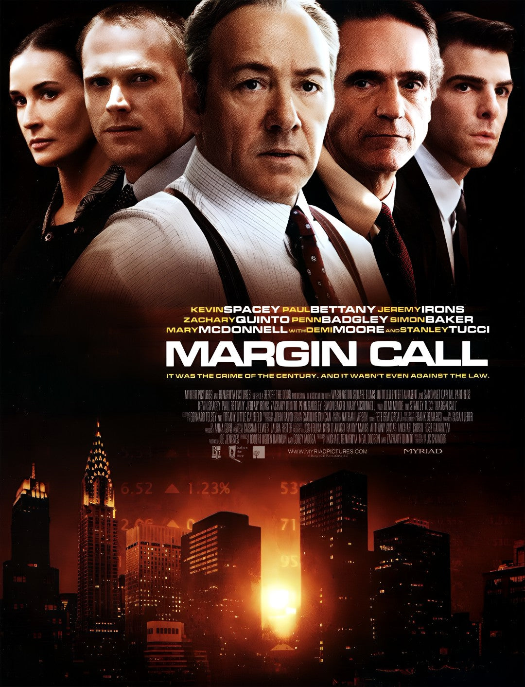 1-Disc Margin Call (2011) 1080P for Gift Movie All RegionPlay Seal Box Blu-ray