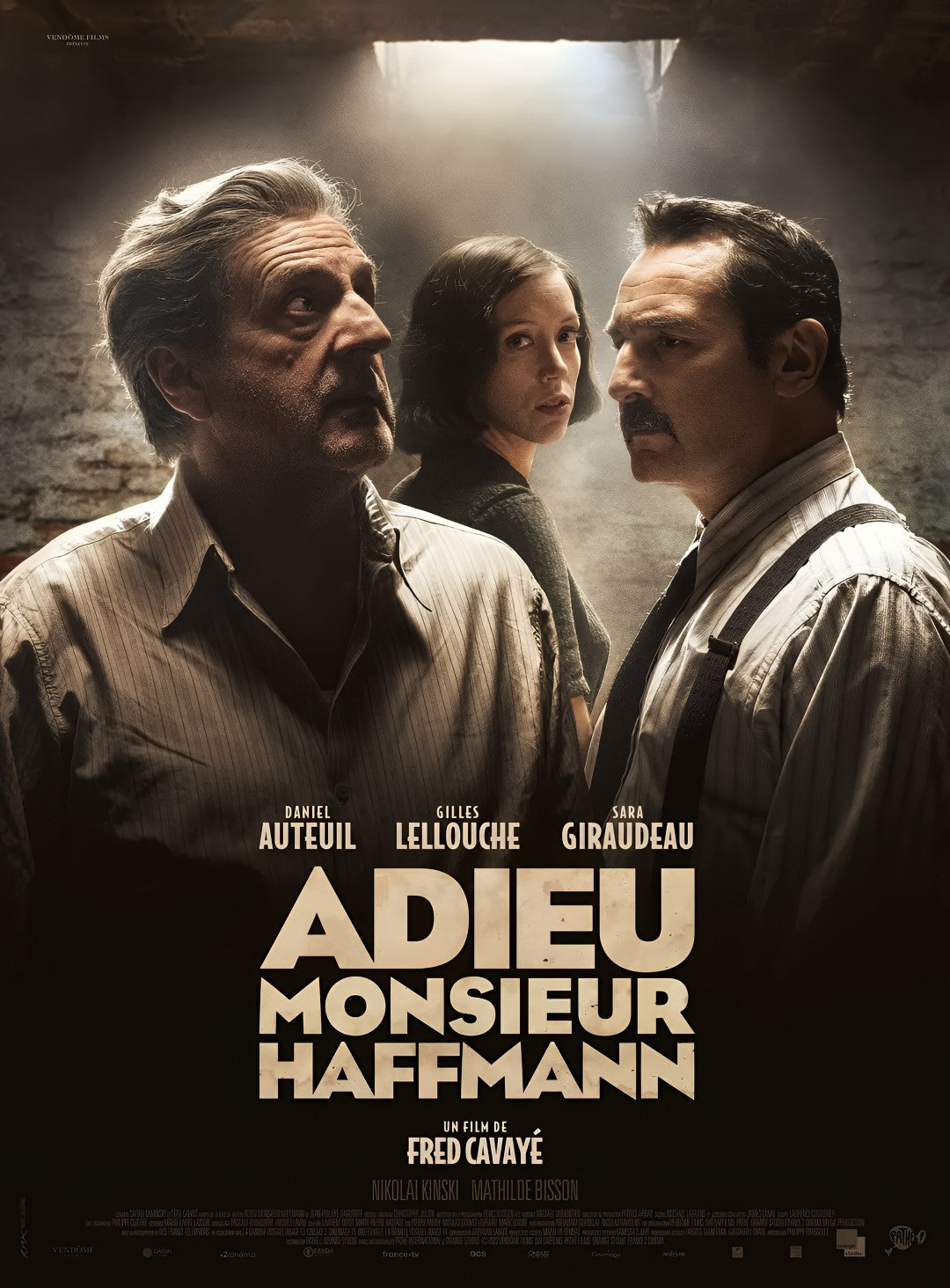 1-Disc Adieu Monsieur Haffmann (2022) 1080P for Gift Movie All RegionPlay Seal Box Blu-ray