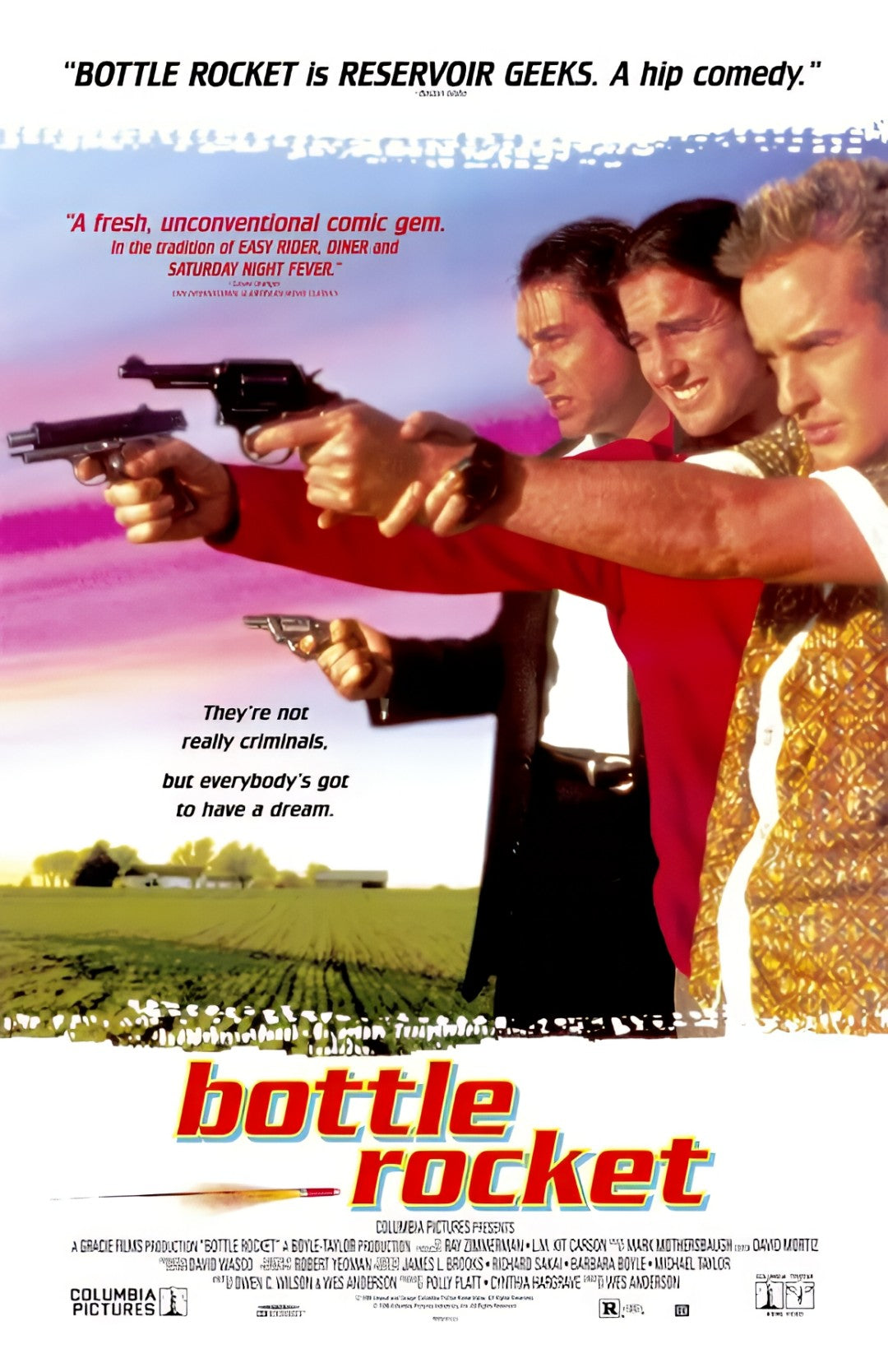 1-Disc Bottle Rocket (1996) 1080P for Gift Movie All RegionPlay Seal Box Blu-ray
