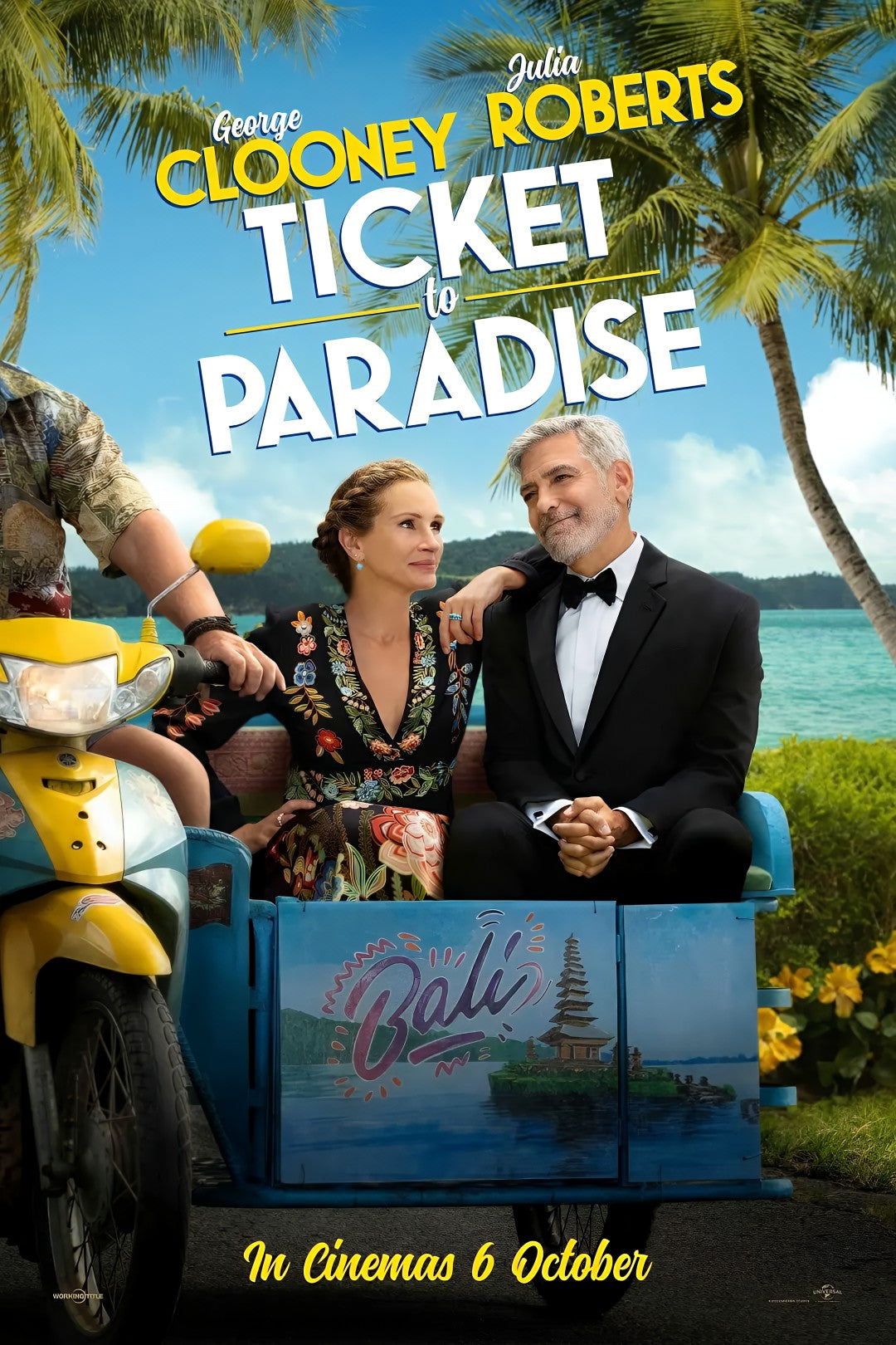 1-Disc Ticket To Paradise (2022) 1080P for Gift Movie All RegionPlay Seal Box Blu-ray