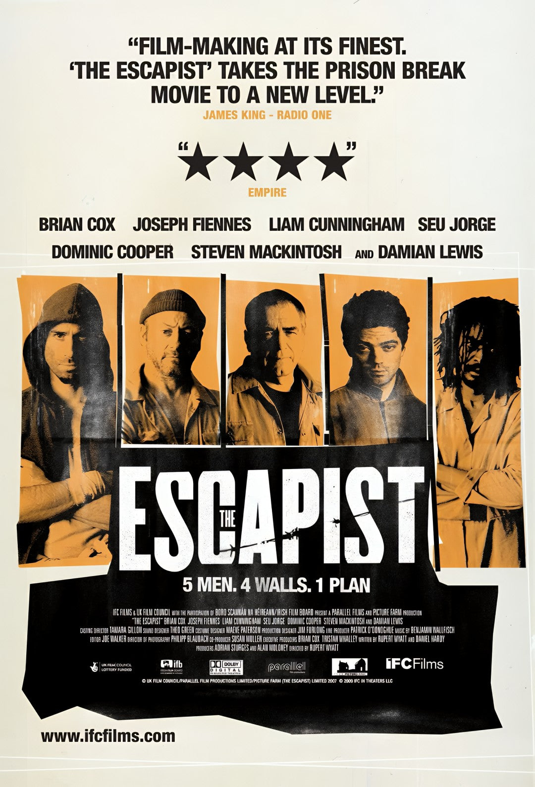 1-Disc The Escapist (2008) 1080P for Gift Movie All RegionPlay Seal Box Blu-ray