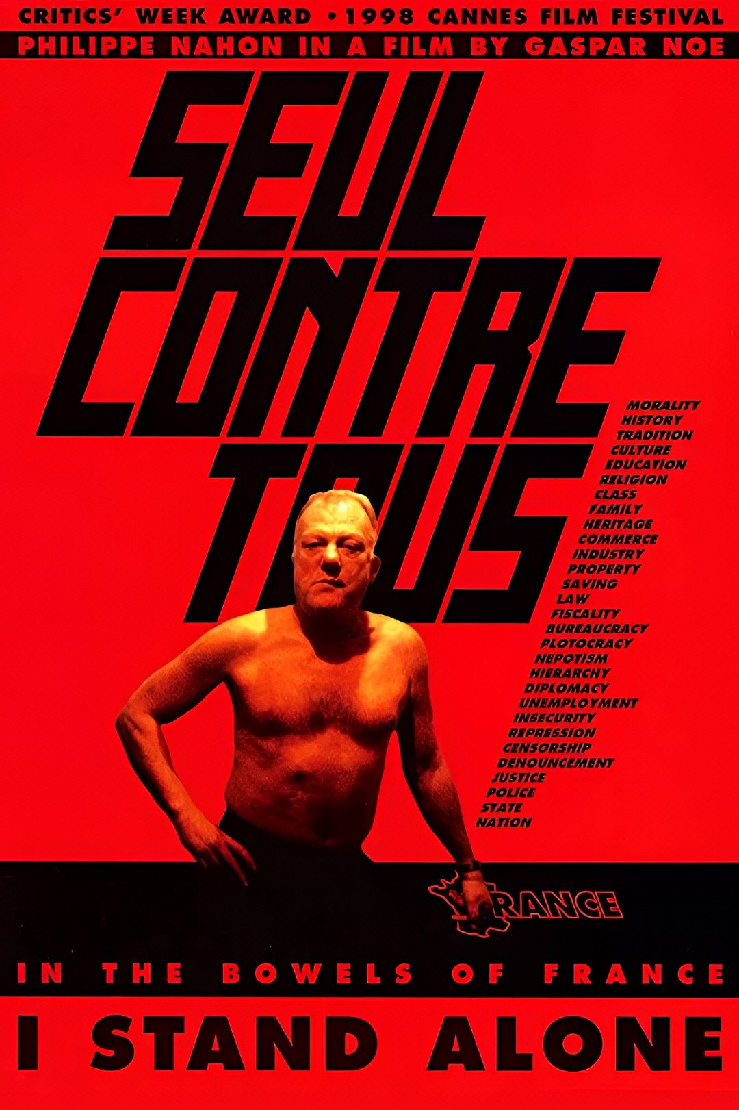 1-Disc Seul contre tous (1998) 1080P for Gift Movie All RegionPlay Seal Box Blu-ray