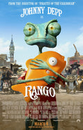 1-Disc Rango (2011) 1080P for Gift Movie All RegionPlay Seal Box Blu-ray