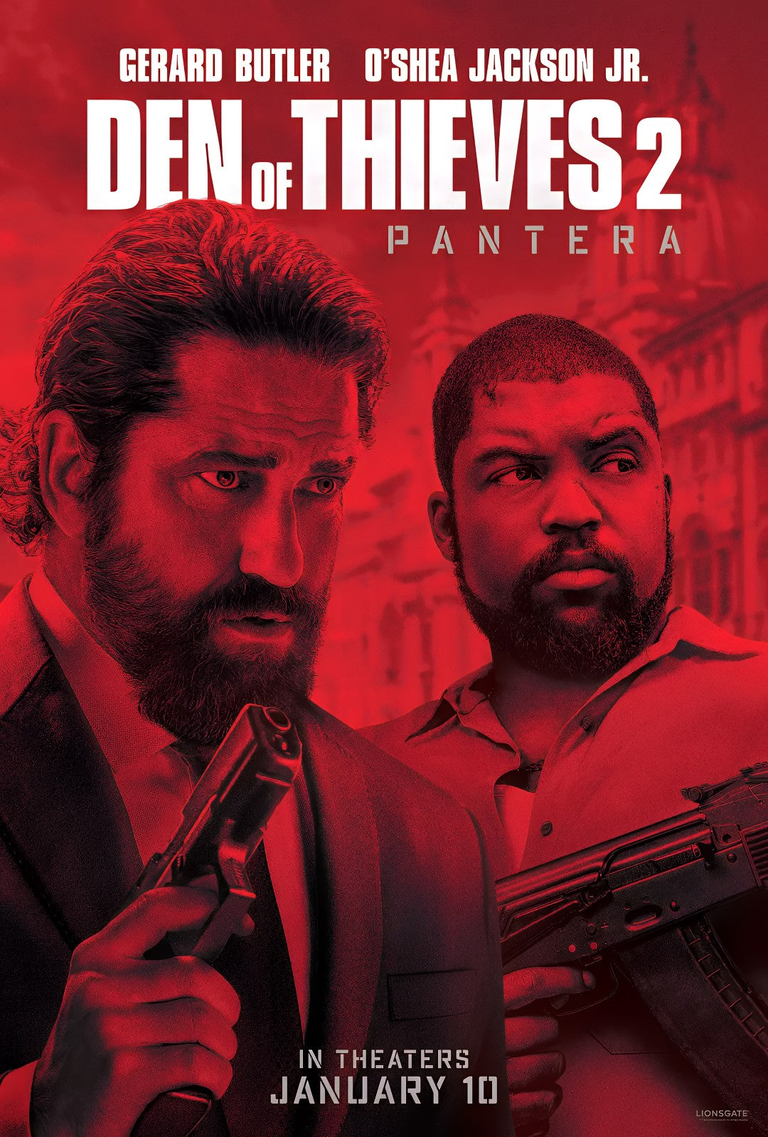 1-Disc Den of Thieves 2 (2025) 1080P for Gift Movie All RegionPlay Seal Box Blu-ray