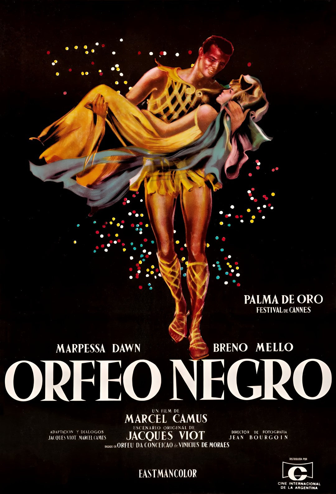 1-Disc Orfeu Negro (1959) 1080P for Gift Movie All RegionPlay Seal Box Blu-ray