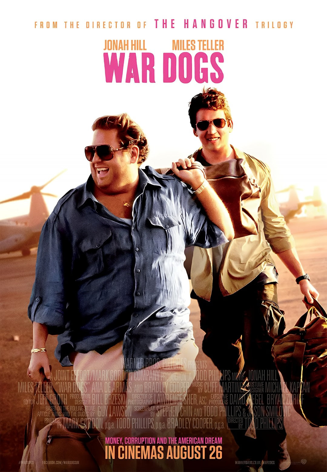 1-Disc War Dogs (2016) 1080P for Gift Movie All RegionPlay Seal Box Blu-ray