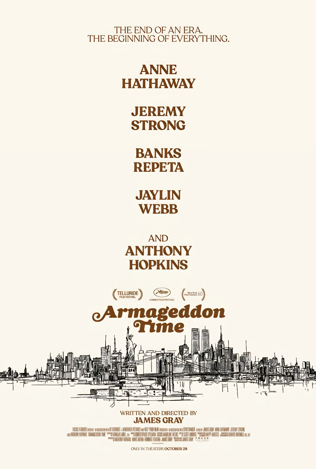 1-Disc Armageddon Time (2022) 1080P for Gift Movie All RegionPlay Seal Box Blu-ray