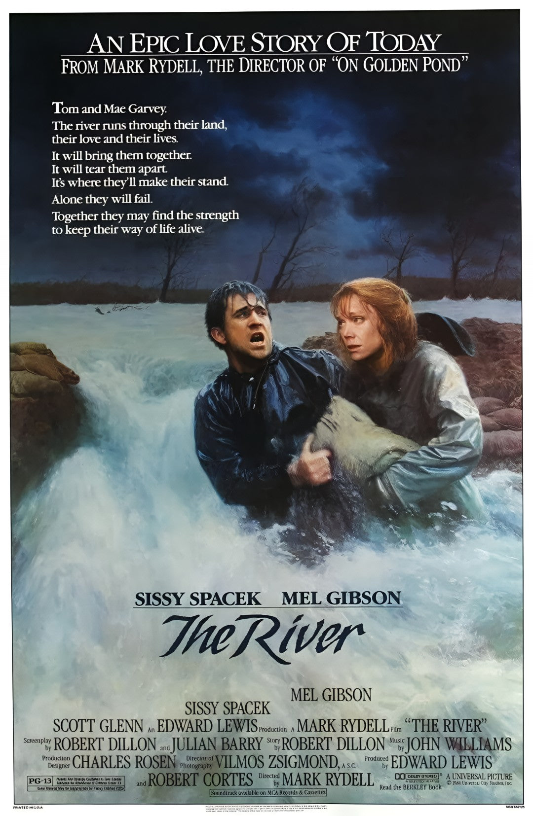 1-Disc The River (1984) 1080P for Gift Movie All RegionPlay Seal Box Blu-ray