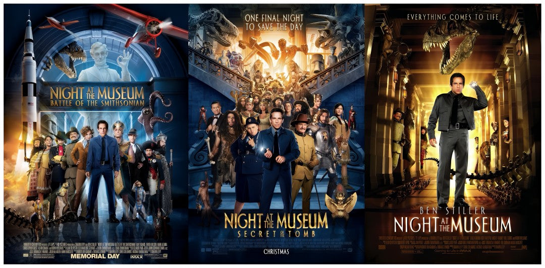 3-Disc Night at the Museum Season 1-3 1080P for Gift Movie All RegionPlay Seal Box Blu-ray
