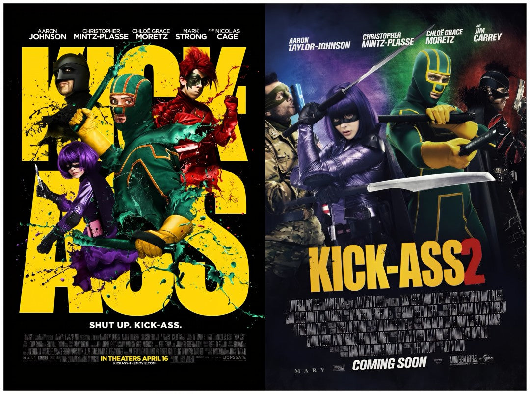 2-Disc Kick-Ass Season 1-2 1080P for Gift Movie All RegionPlay Seal Box Blu-ray
