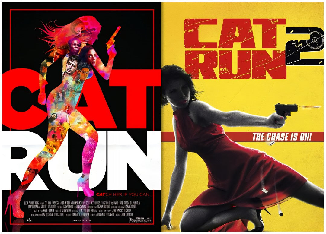 2-Disc Cat Run Season 1-2 1080P for Gift Movie All RegionPlay Seal Box Blu-ray