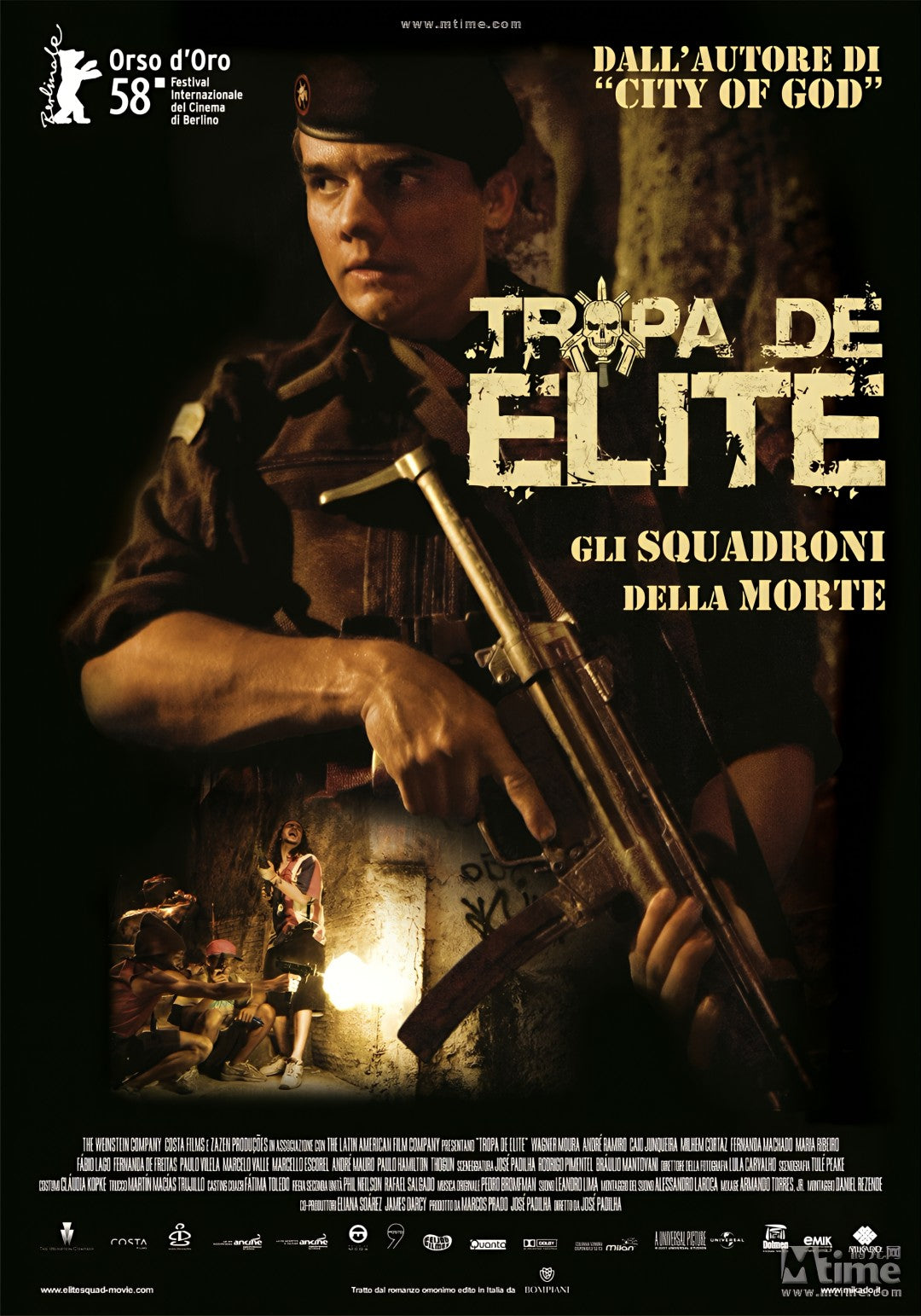 1-Disc Tropa de Elite (2007） 1080P for Gift Movie All RegionPlay Seal Box Blu-ray