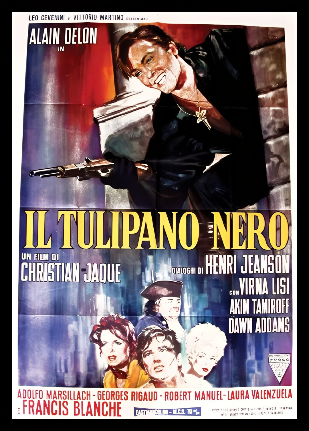 1-Disc La tulipe noire (1964) 1080P for Gift Movie All RegionPlay Seal Box Blu-ray