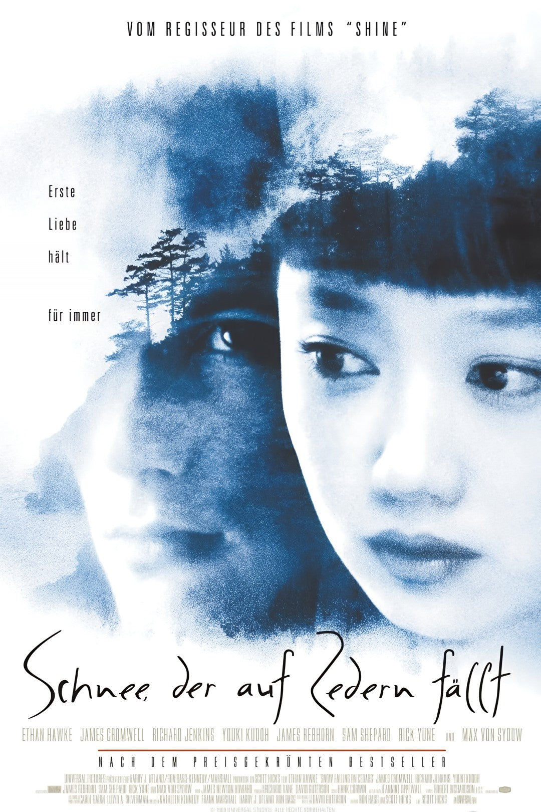 1-Disc Snow Falling on Cedars (1999) 1080P for Gift Movie All RegionPlay Seal Box Blu-ray