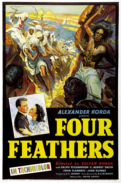 1-Disc The Four Feathers (1939) 1080P for Gift Movie All RegionPlay Seal Box Blu-ray