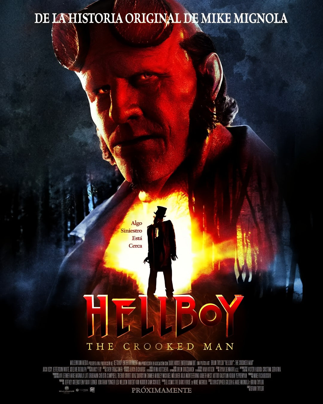 1-Disc Hellboy: The Crooked Man (2024) 1080P for Gift Movie All RegionPlay Seal Box Blu-ray