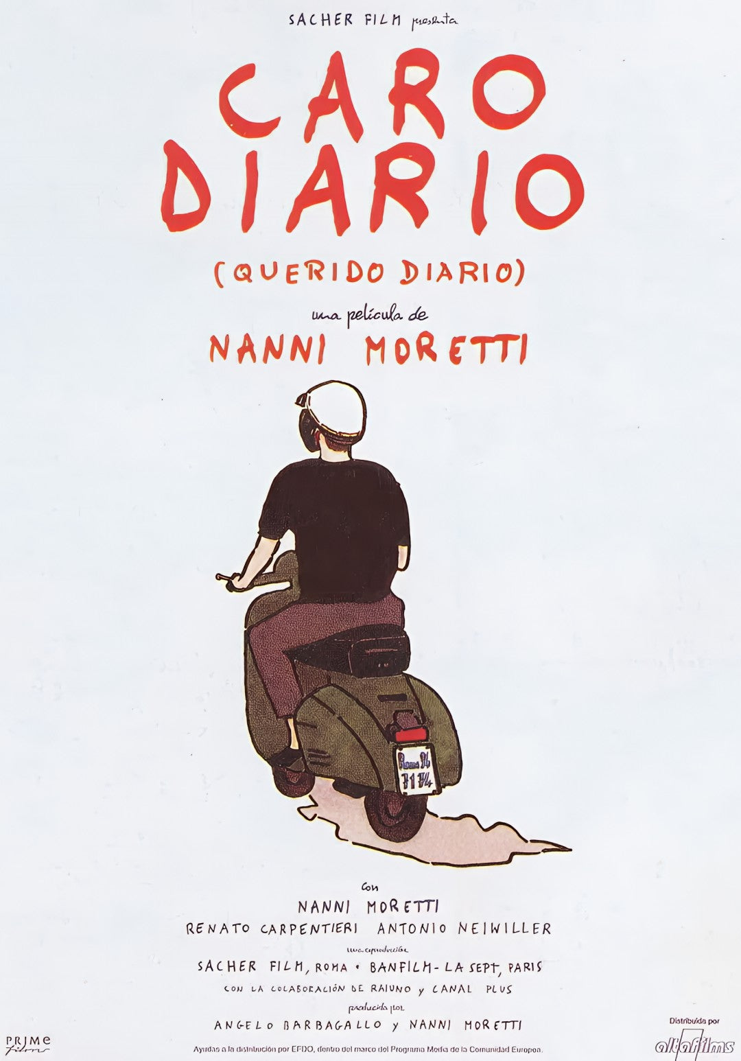1-Disc Caro diario (1993) 1080P for Gift Movie All RegionPlay Seal Box Blu-ray