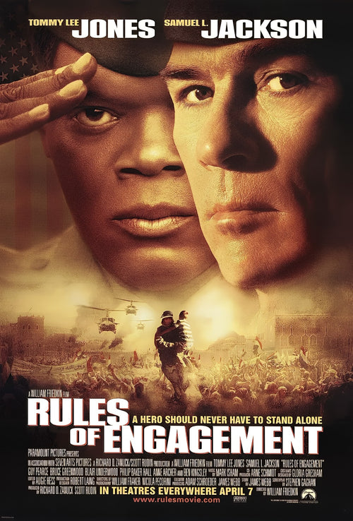 1-Disc Rules of Engagement (2000) 1080P for Gift Movie All RegionPlay Seal Box Blu-ray