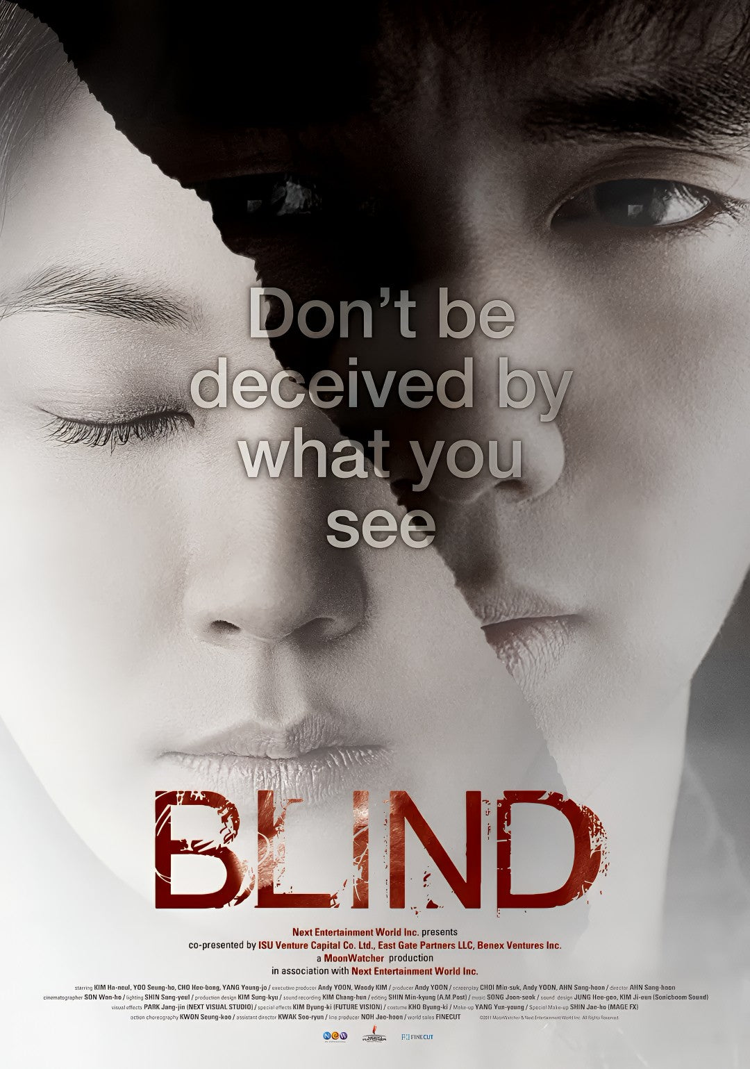 1-Disc Blind (2011) 1080P for Gift Movie All RegionPlay Seal Box Blu-ray
